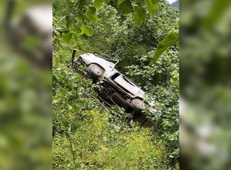 Giresun'da Kontrolden Çıkan Kamyonet 150 Metreden Uçtu: 1 Ölü