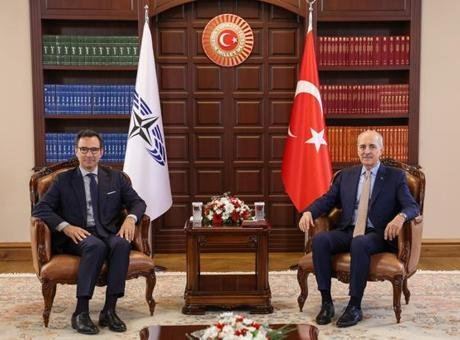 TBMM Başkanı Kurtulmuş, NATO PA Başkanı ile Önemli Bir Görüşme Gerçekleştirdi