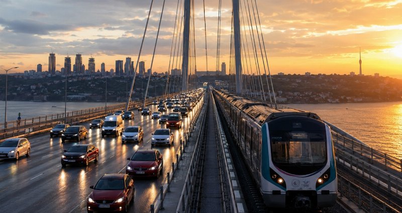 İstanbul'da Yavuz Sultan Selim Köprüsü'nde Demiryolu Projesi Başlıyor
