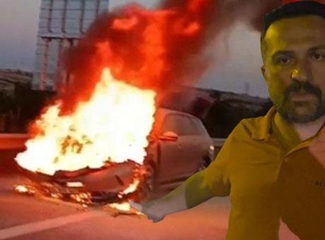 Kuzey Marmara Otoyolu'nda Yangın: Aile Son Anda Kurtuldu