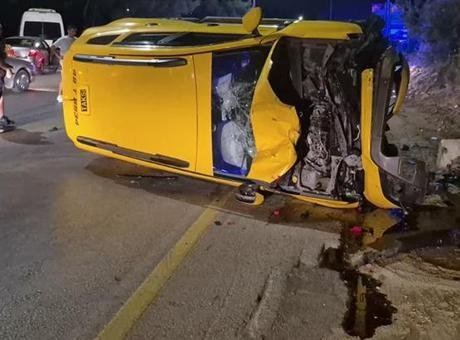 Bodrum'da Taksi ve Motosiklet Çarpıştı: Korkunç Kaza Detayları