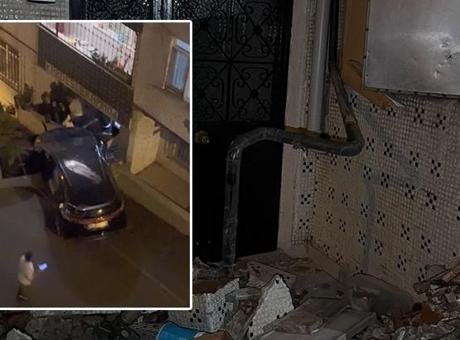 Gaziosmanpaşa'da Otomobilin Çarpması Bina Tahliyesine Neden Oldu