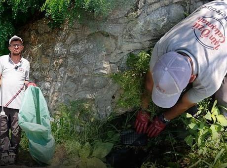 Düzce'de Temizlik İşçisine Altın Çanta Ödülü