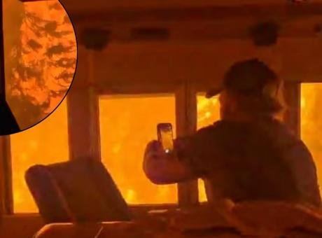 Kanada'da Yangınlar: Yük Treni Alevler İçinde Kaldı