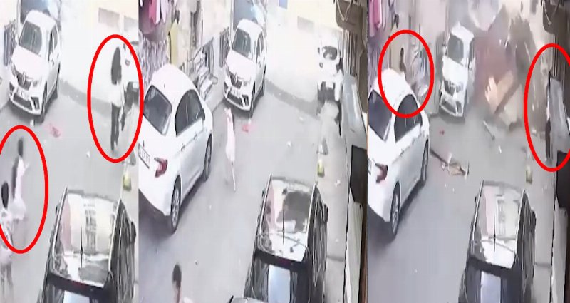 İstanbul'da Fırtına: Uçan Çatıdan Saniyelerle Kurtuluş