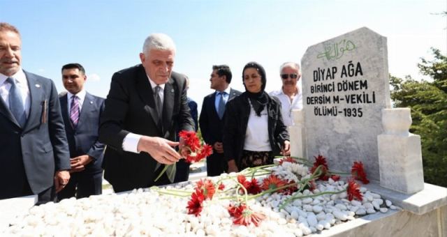 Müsavat Dervişoğlu'ndan Tunceli'de Anlamlı Ziyaret