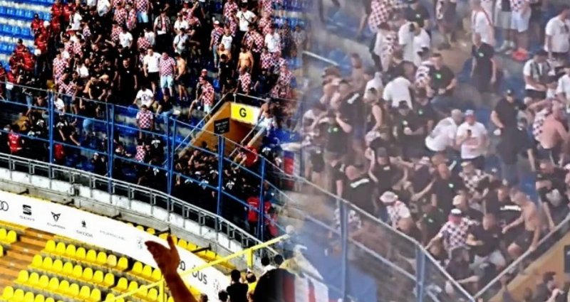 Kadıköy'de Polonyalı Taraftarlardan Kaos Anları