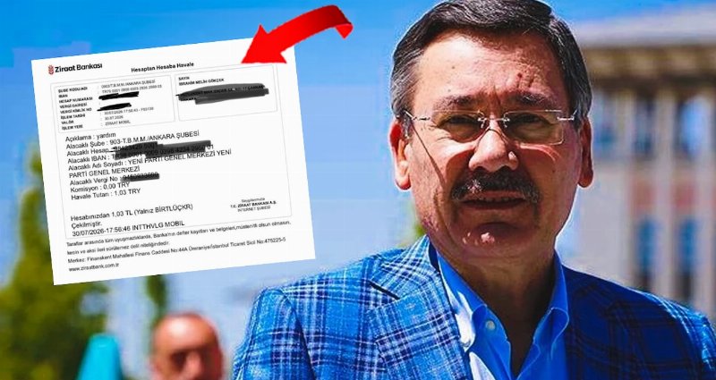 Melih Gökçek'in 1,03 TL'lik Bağışına YENİ Parti'den Sert Yanıt