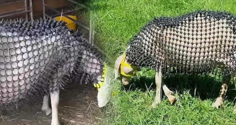 Koyunları Koruma Amacıyla Geliştirilen Çivili Zırh Tartışma Yarattı