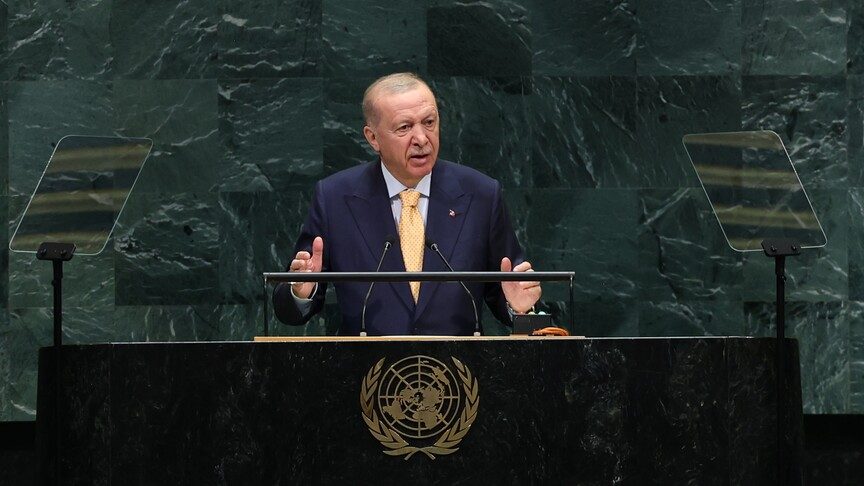 Cumhurbaşkanı Erdoğan, BM Genel Kurulu'nda Filistin'e destek verdi