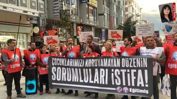 Eğitim-İş, Turgutlu'daki okul saldırısına tepki gösterdi