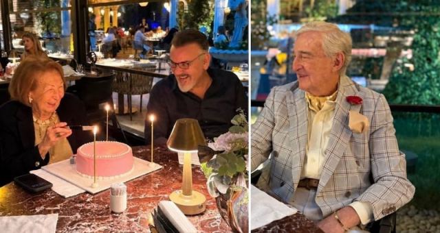 Semahat Arsel'in 98. Yaş Günü: Rahmi Koç Yanında