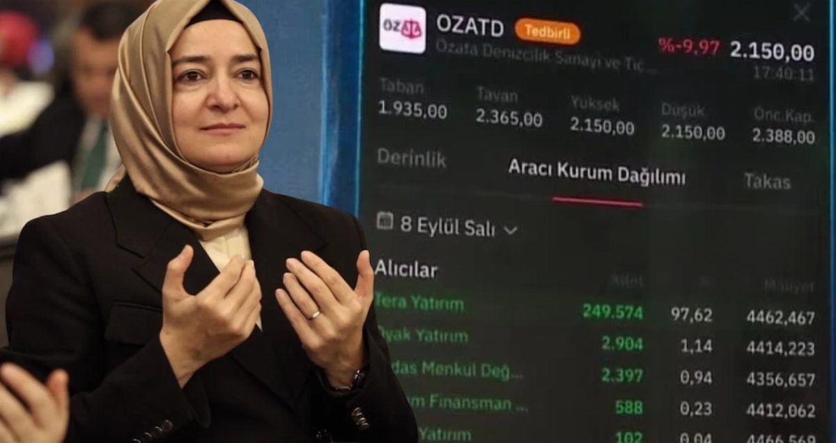 Fatma Betül Sayan Kaya'nın Özata Denizcilik Hisse İşlemleri İncelendi