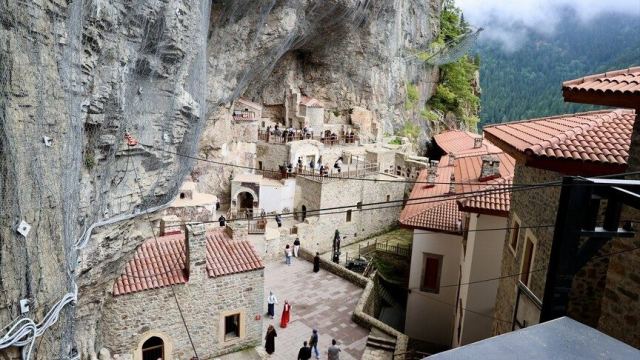 Sümela Manastırı'nı 520 bin kişi ziyaret etti