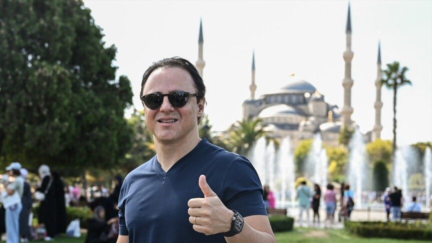 Felipe Massa İstanbul'un Tarihi Yerlerini Ziyaret Etti