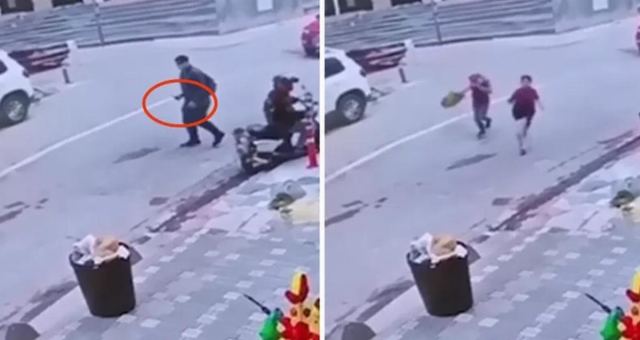 Zeytinburnu'nda bıçaklı saldırgan ilkokul öğrencilerini kovaladı