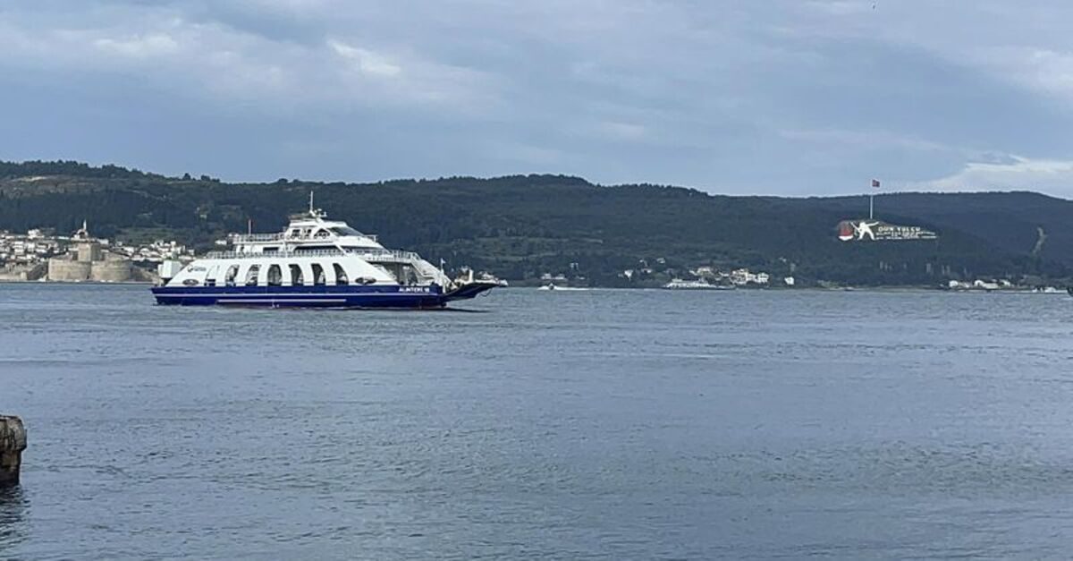 Kabatepe-Gökçeada hattında seferler iptal edildi