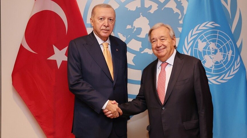 Cumhurbaşkanı Erdoğan New York'ta temaslarda bulunuyor