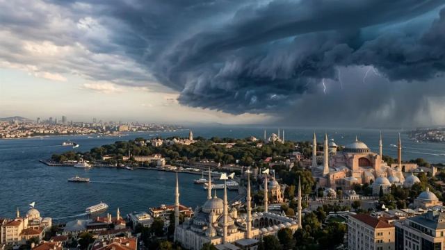 AKOM, İstanbul için sağanak yağış uyarısı yaptı