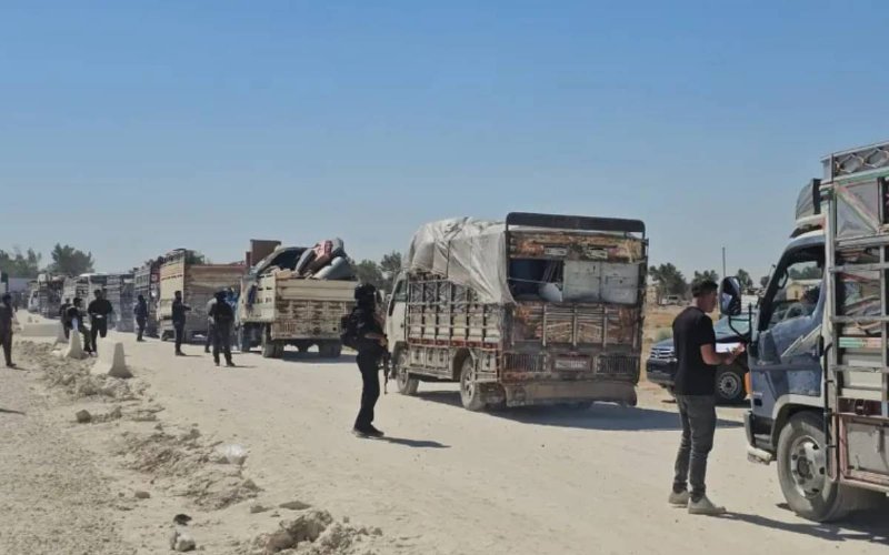 Serêkaniyê'den İkinci Dönüş Konvoyu Köylere Ulaştı