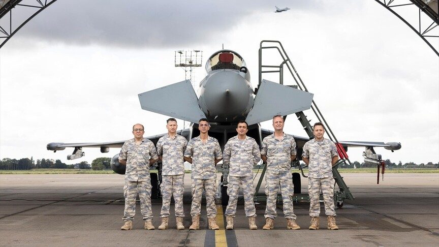 Türk Hava Kuvvetleri Coningsby Üssü'nde Eurofighter tesislerini inceledi
