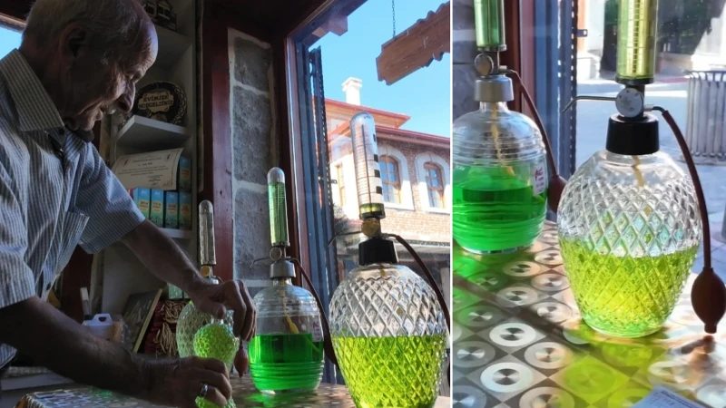 Zeki Sür, İstanbul'dan getirip Bolu'da kolonya üretiyor