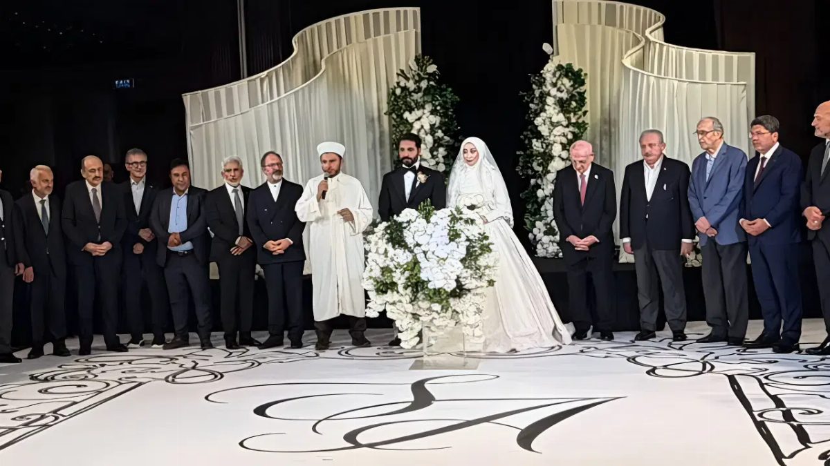 Ali Erbaş'ın Kızı Bihter Serra Erbaş İçin Lüks Düğün Düzenlendi