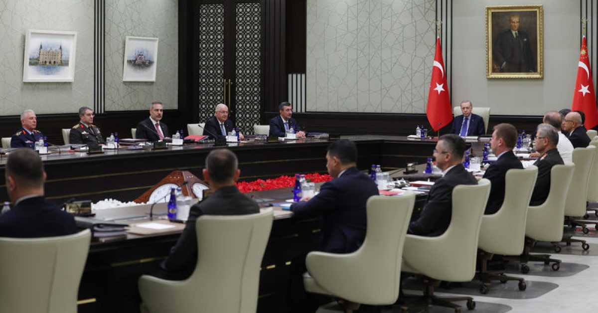 MGK, Beştepe'de Terörsüz Türkiye Sürecini Görüşecek