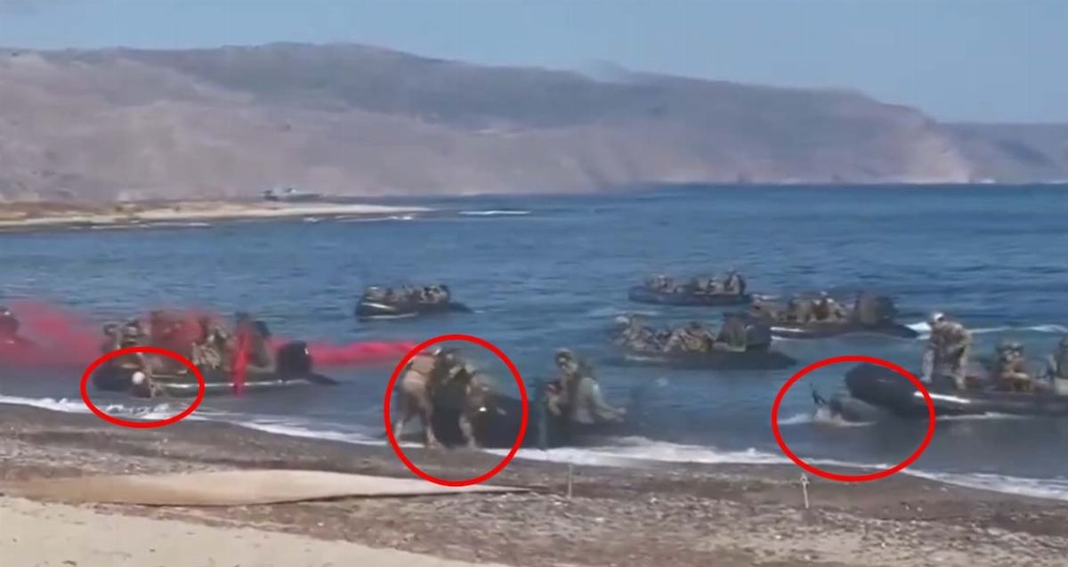 Yunanistan’ın Tatbikatında Askerler Zor Anlar Yaşadı