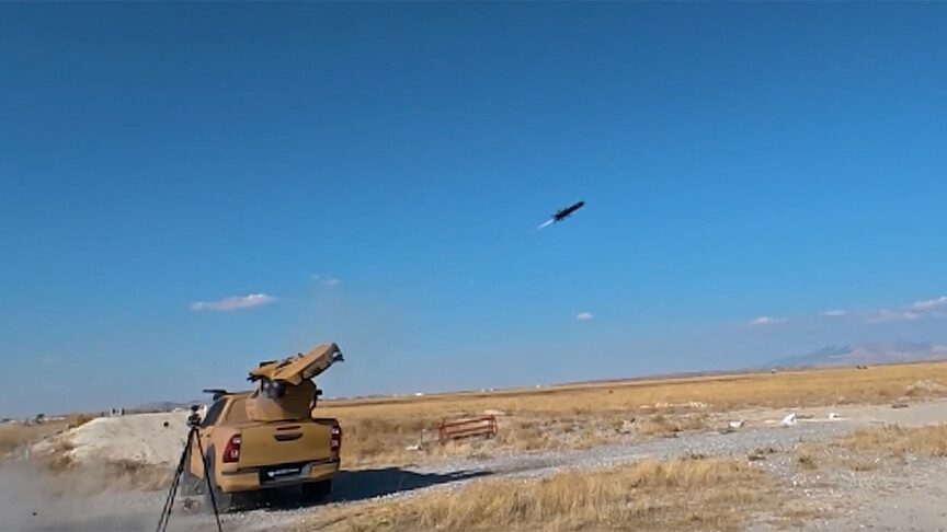 ROKETSAN KARAOK, ilk kez hava hedefini vurdu