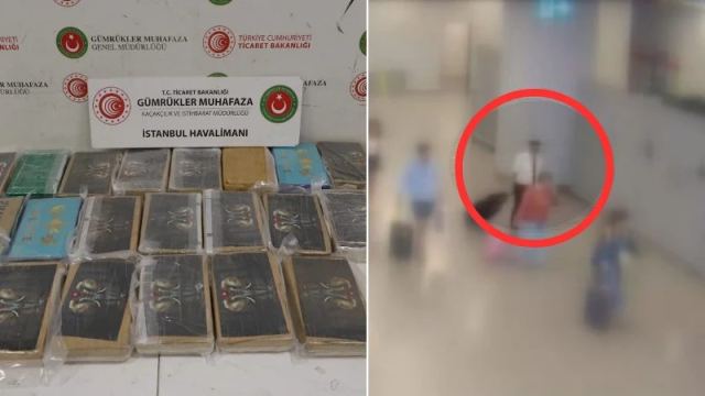 İstanbul Havalimanı'nda uyuşturucu operasyonunda 3 kişi yakalandı