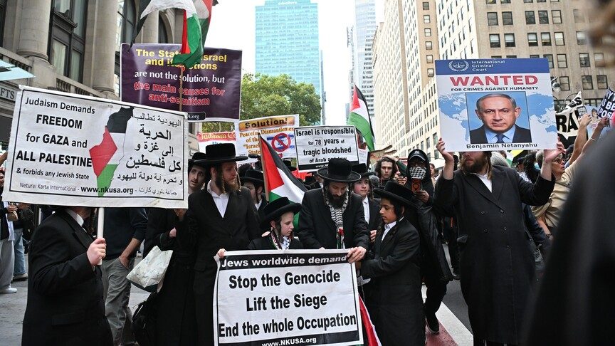 Netanyahu New York'ta Protesto Edildi