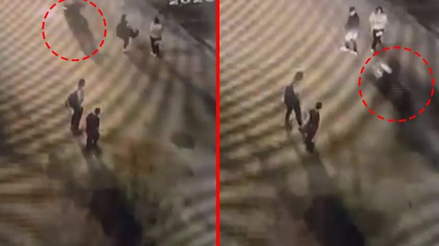 Başakşehir'de motosiklet çarpan baba hastanelik oldu