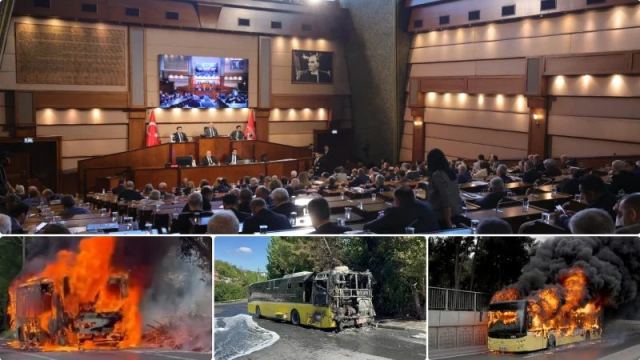 İETT otobüs yangınları İBB Meclisi'nde gündeme geldi
