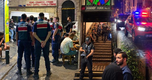 İstanbul'da Beyoğlu ve Şişli'de gece kulüplerine baskın