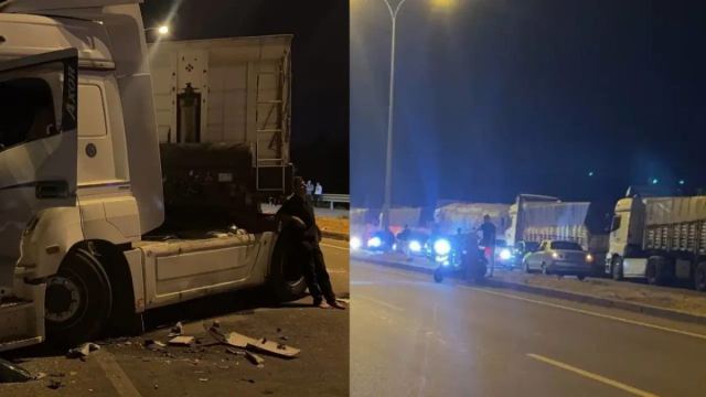Cilvegözü Sınır Kapısı'nda TIR şoförleri arasında kavga çıktı
