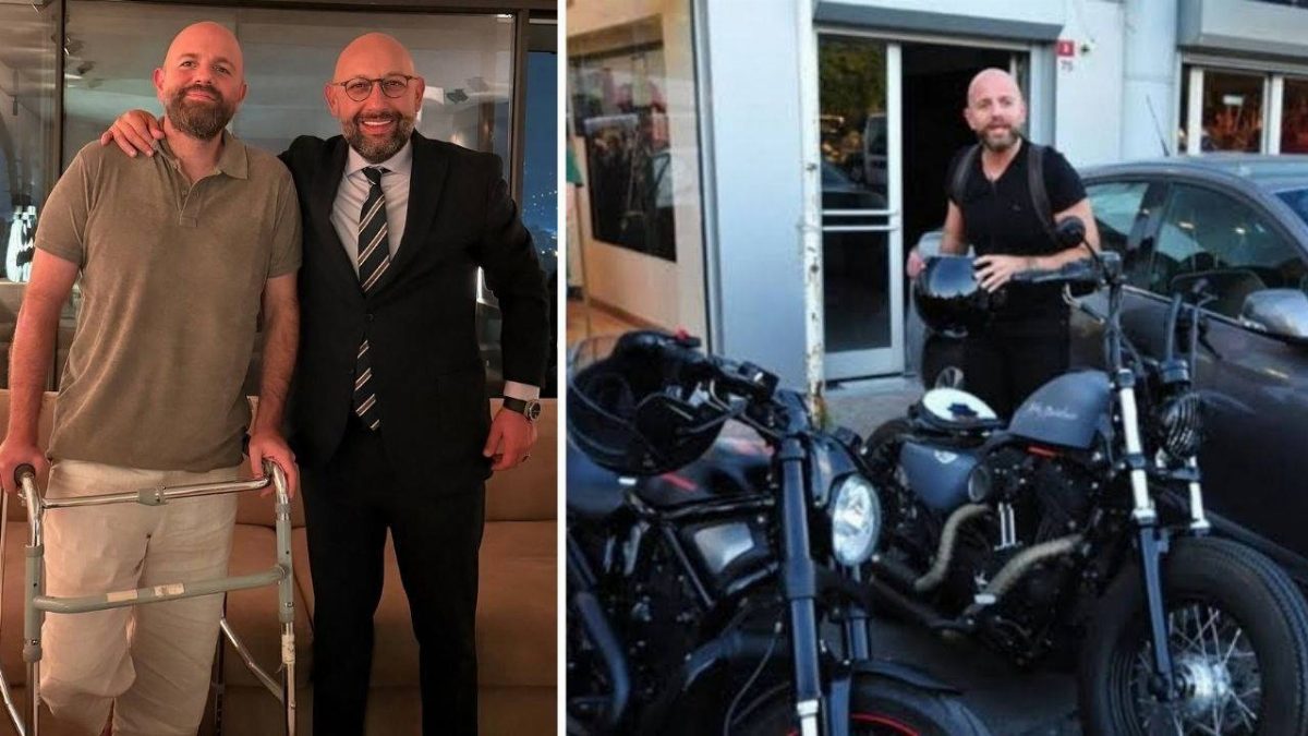 İzzet Özilhan motosiklet kazası sonrası yürüteçle ayakta