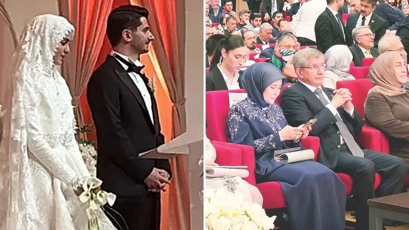 Ahmet Davutoğlu'nun Oğlu Mehmet Davutoğlu Evlendi