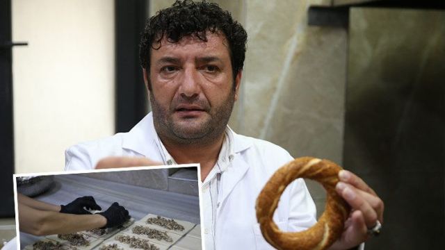 Ordu'da Fırıncı Hamsili Simit Üretti