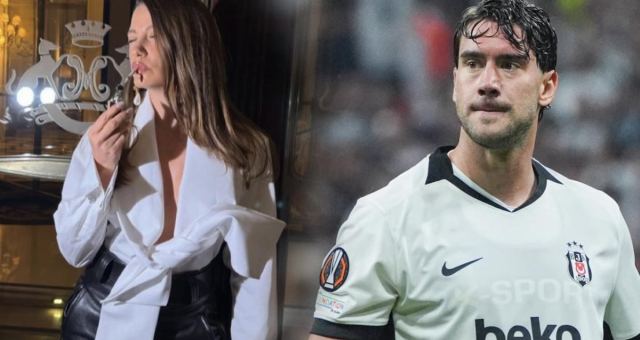 Dusan Vlahovic, Serenay Sarıkaya'nın Fotoğrafını Beğendi
