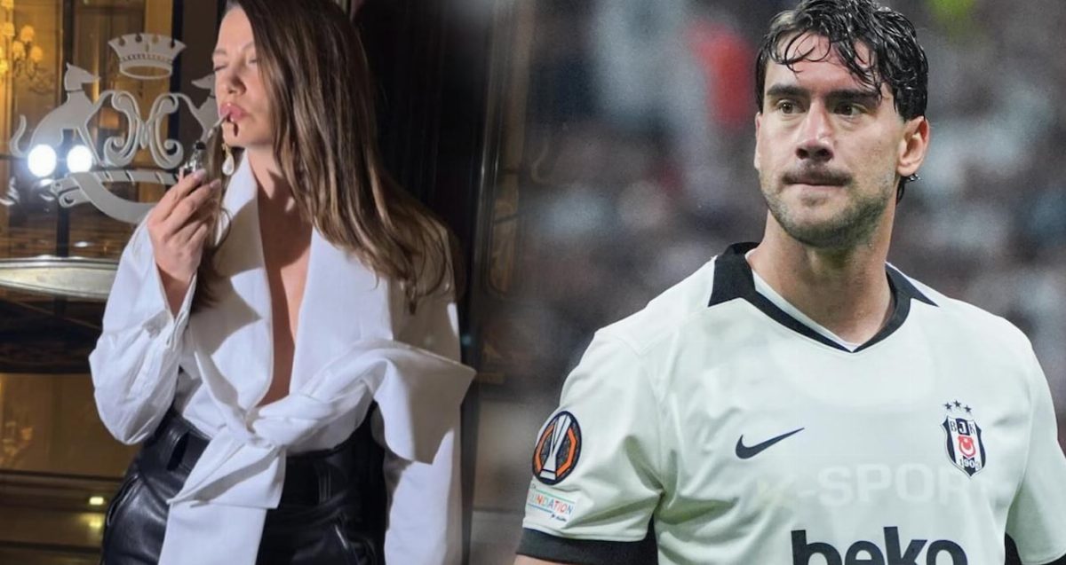 Dusan Vlahovic, Serenay Sarıkaya'nın Fotoğrafını Beğendi