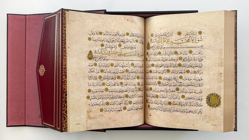 Taşlıcalı Hüseyin Paşa Camii Mushaf-ı Şerifi tıpkıbasımı tamamlandı