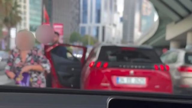 Sarıyer’de araçtan inip sürücüye saldıran kadına ceza kesildi