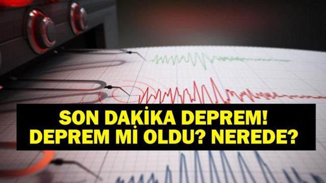 İstanbul'da 12 Eylül'de deprem meydana geldi