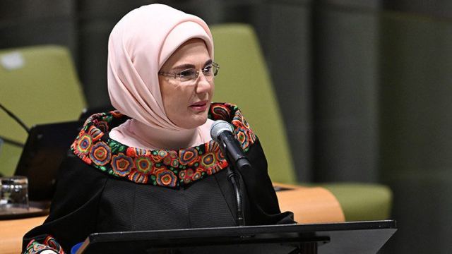 Emine Erdoğan BM'de çağrıda bulundu: Kullan-at kültüründen uzaklaşmalıyız
