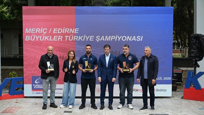 Türkiye Kürek Şampiyonası Meriç Nehri'nde sona erdi