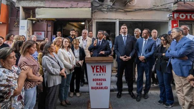 YENİ Parti Bornova İlçe Başkanlığı binası açıldı