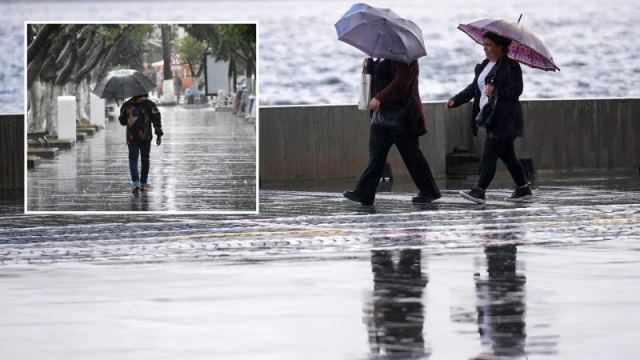 Marmara'da Kuvvetli Yağışlar Gece Boyunca Sürecek