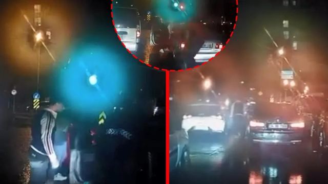 Eyüpsultan'da maddi hasarlı kaza sonrası gerginlik yaşandı
