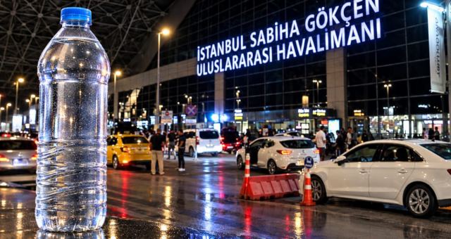 Sabiha Gökçen Havalimanı'nda Su Fiyatı Dikkat Çekti